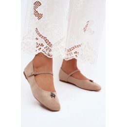 Balerinos iš zomšos imitacijos Step in style STEP IN STYLE