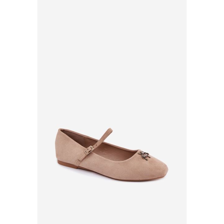 Balerinos iš zomšos imitacijos Step in style