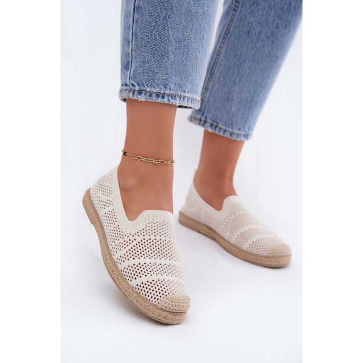 Ažūrinės tekstilinės espadrilės Step in style