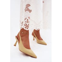 Zomšos imitacijos basutės su kulnu Step in style