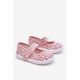 Vaikiškos Velcro balerinos, rožinės spalvos Selah