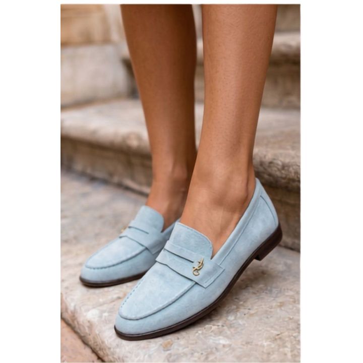 Mokasinai su zomšos imitacija Step in style