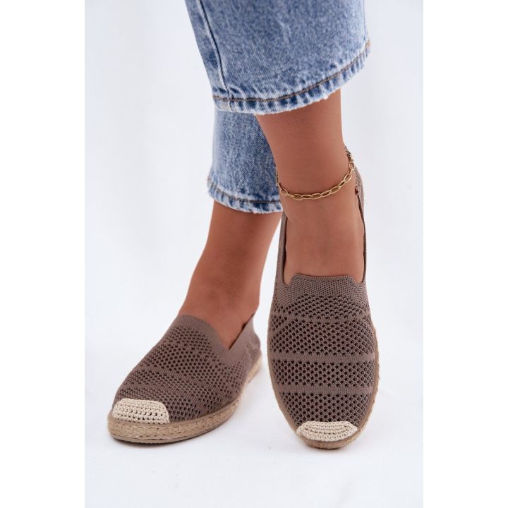 Ažūrinės tekstilinės espadrilės Step in style