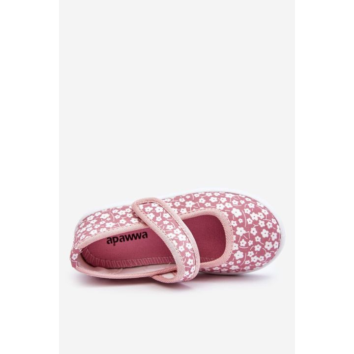 Vaikiškos Velcro balerinos, rožinės spalvos Selah