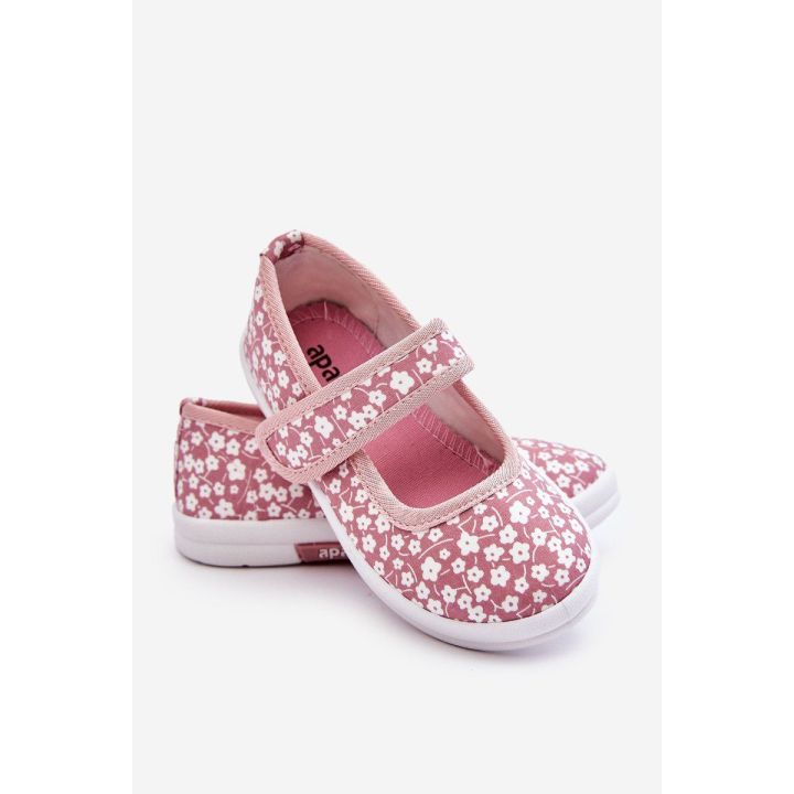 Vaikiškos Velcro balerinos, rožinės spalvos Selah