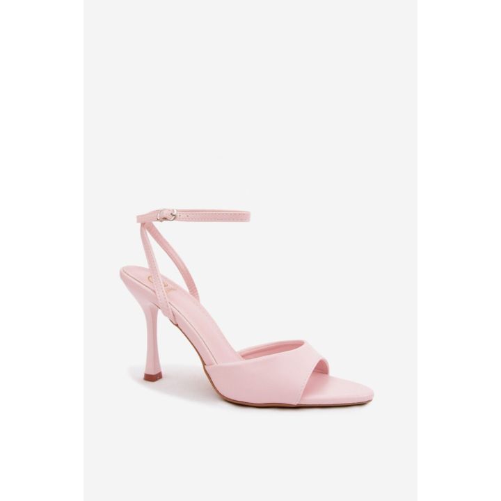 Rožinės aukštakulnės basutės Step in style