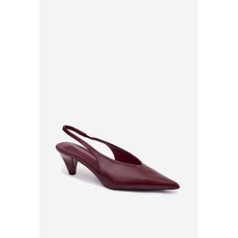 Bordo spalvos aukštakulniai bateliai Step in style