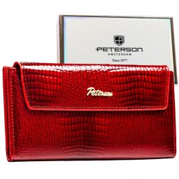 Raudona moteriška piniginė Peterson