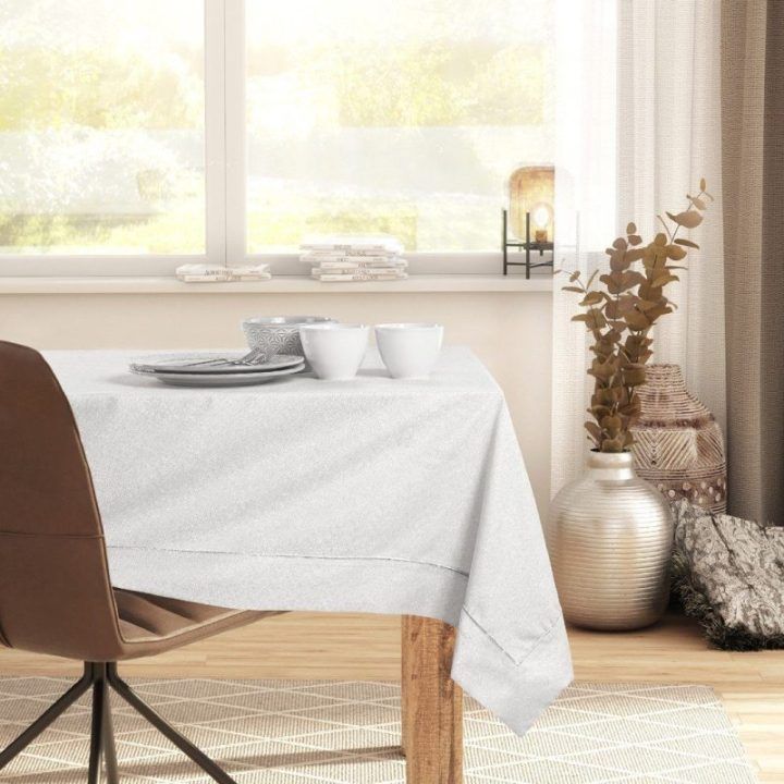 Staltiesė 140×180 kreminė DK Sparkle