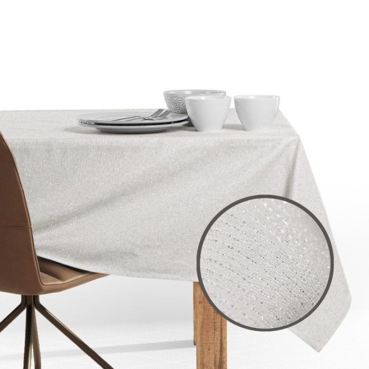Staltiesė kreminė 140×500 cm DK SPARKLE HMD