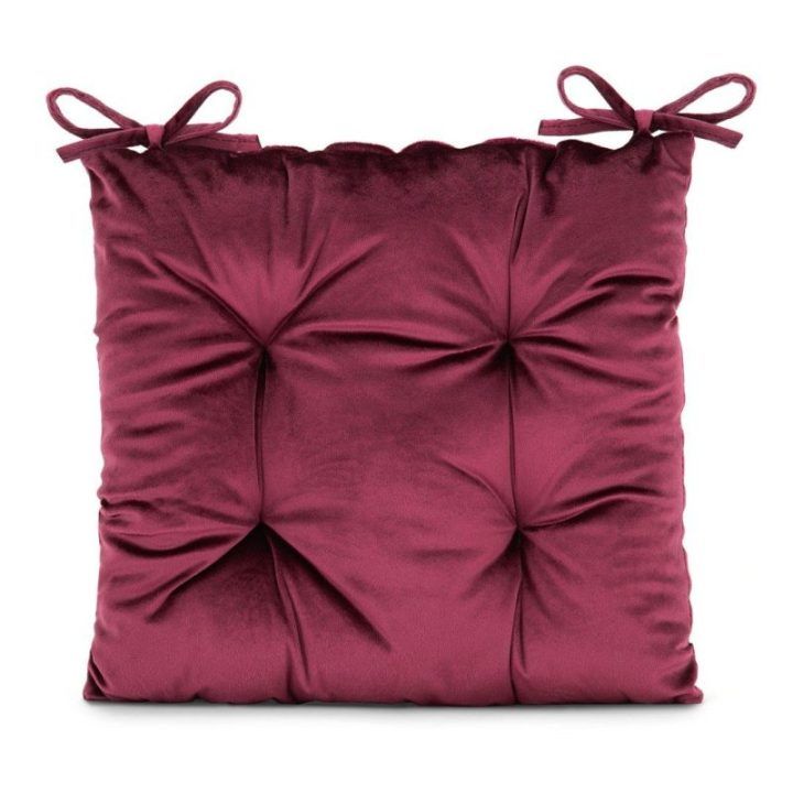 Pagalvėlė kėdei 40×40 cm bordo AH ALEKSA