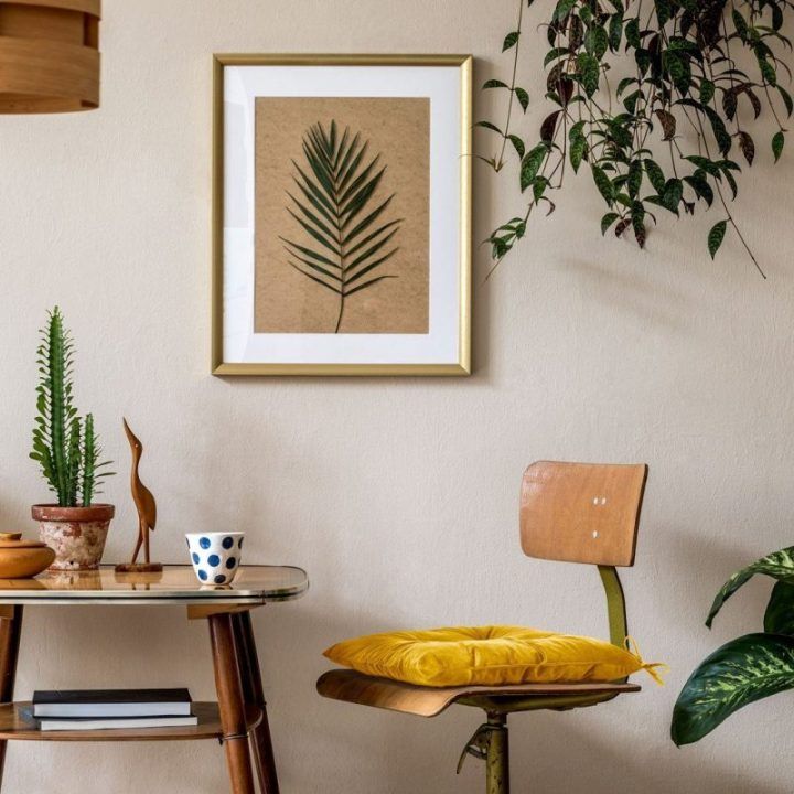 Kėdės pagalvėlė 40×40 cm garstyčių spalvos AH ALEKSA