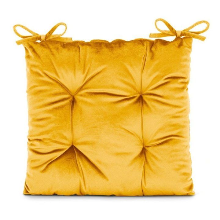 Kėdės pagalvėlė 40×40 cm garstyčių spalvos AH ALEKSA