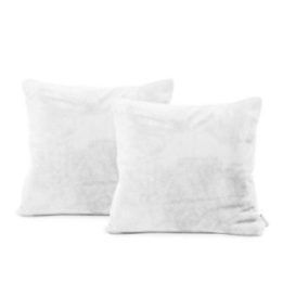 Pagalvės užvalkalas 45×45 cm baltas 2 vnt DecoKing