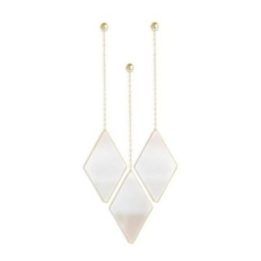 Veidrodis žalvarinis DIMA DIAMOND BRASS