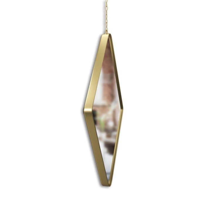 Veidrodis žalvarinis DIMA DIAMOND BRASS