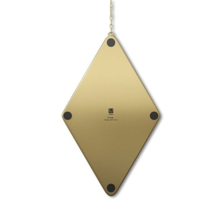 Veidrodis žalvarinis DIMA DIAMOND BRASS