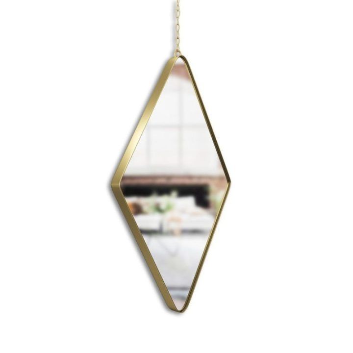 Veidrodis žalvarinis DIMA DIAMOND BRASS