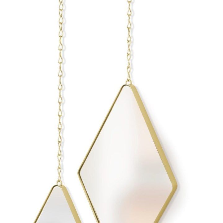 Veidrodis žalvarinis DIMA DIAMOND BRASS