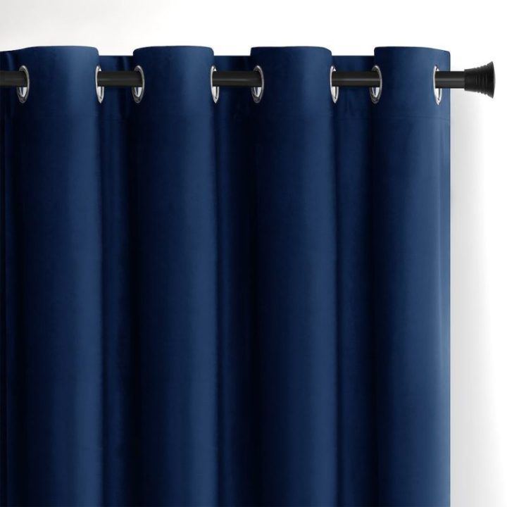 Užuolaida aksominė 140×270 cm indigo AH VELVET