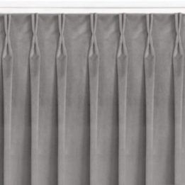 Užuolaidos 135×225 pilkos spalvos VELVET FLEX