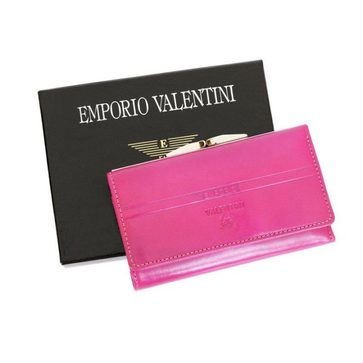 Piniginė juoda su sagtimi Emporio Valentini