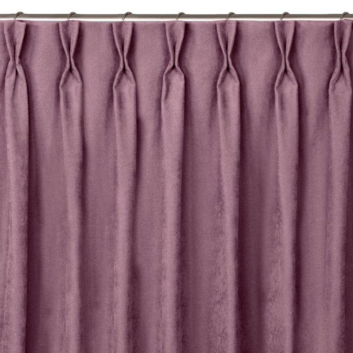 Užuolaidos 280×270 cm lila iš chenille CHENILLE FLEX