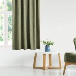 Užuolaidos iš chenille 140×300 cm žalia CHENILLE FLEX