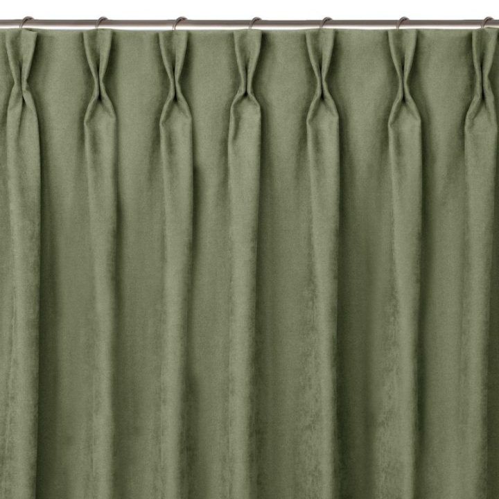Užuolaidos iš chenille 140×300 cm žalia CHENILLE FLEX