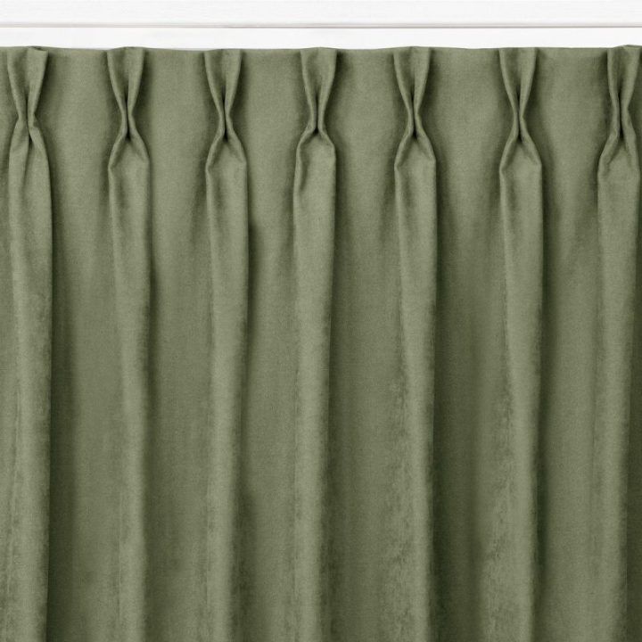 Užuolaidos iš chenille 140×300 cm žalia CHENILLE FLEX