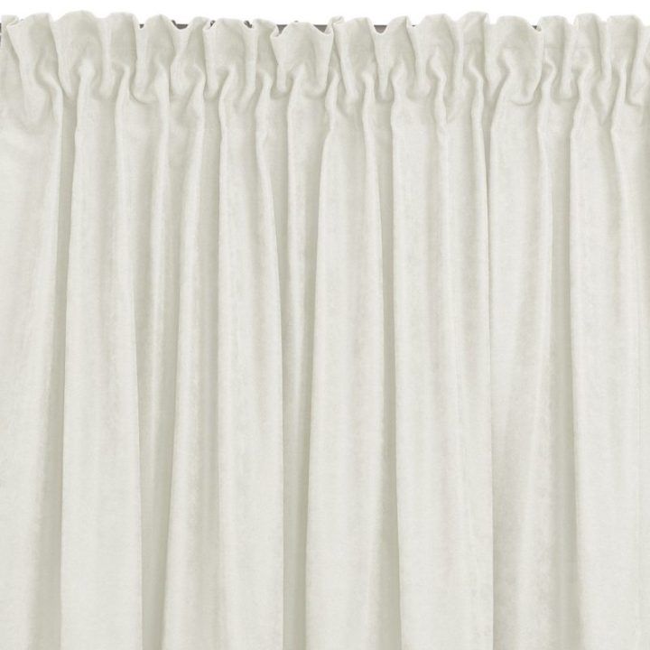 Užuolaidos iš čenilės 280×270 cm kreminės