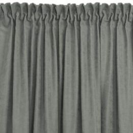 Užuolaidos iš čenilo pilkos spalvos 140×300