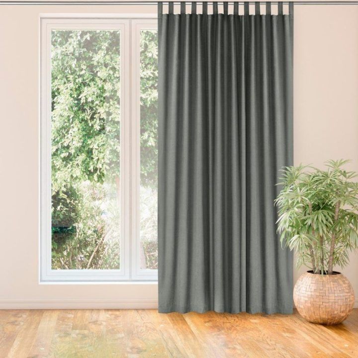 Užuolaidos pilkos 280×300 cm čenilė