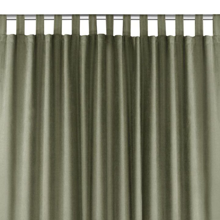 Užuolaidos iš chenille 140×175 cm žalia