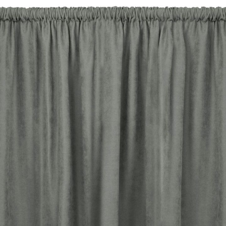 Užuolaidos pilkos 140×175 cm Chenille