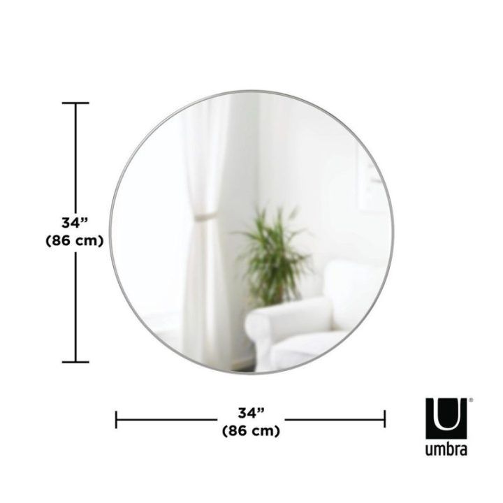 Veidrodis 86 × 86 × 3 HUBBA CHROME