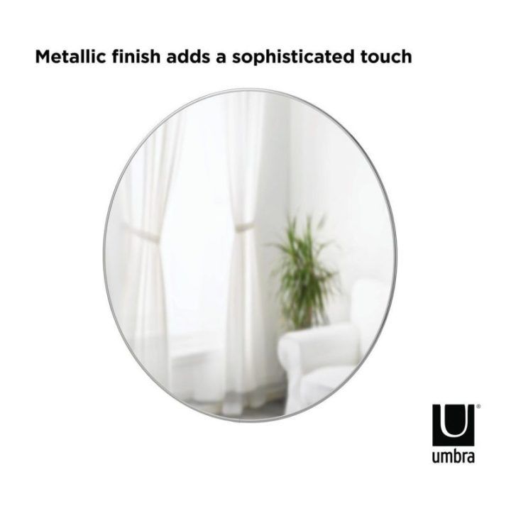 Veidrodis 86 × 86 × 3 HUBBA CHROME