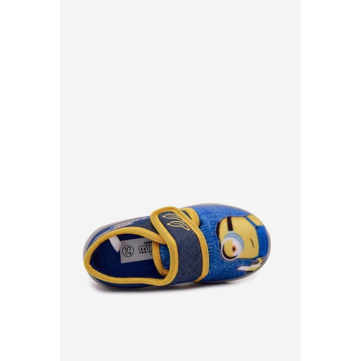 Vaikiškos balerinos su „Minions“ motyvu, mėlynos ir geltonos