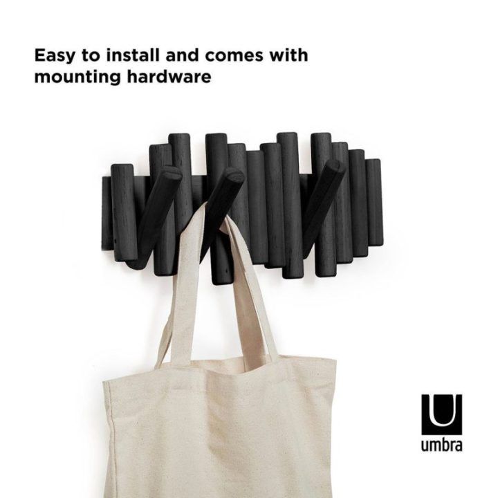 Kabliukas 38 × 17 × 4, juodos spalvos PICKET
