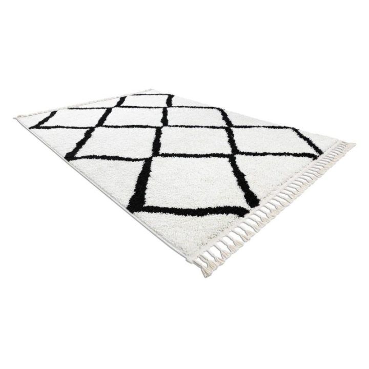 Kilimas 80 × 200 cm, baltos spalvos WELBEN