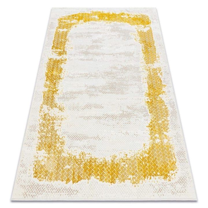 Kilimas 160 × 220 cm, kreminės ir auksinės spalvos IONA
