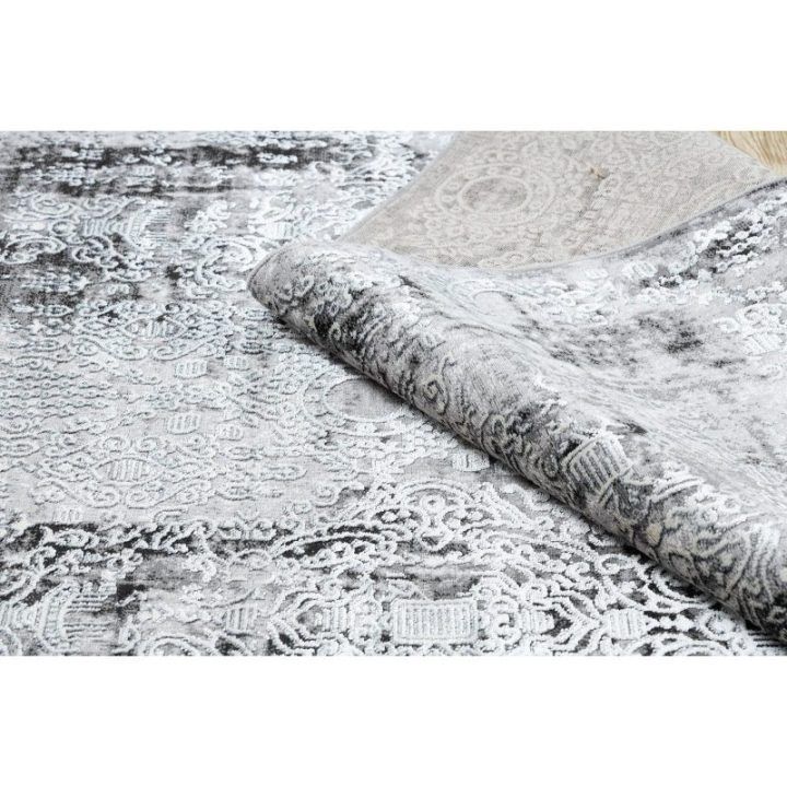 Kilimas 160 × 220 cm, kreminės ir pilkos spalvos WELLI