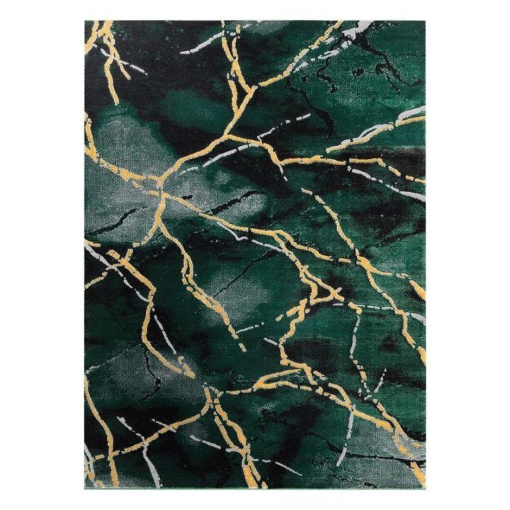 Kilimas 80 × 150 cm (80x150), tamsiai žalios spalvos ESTEMA