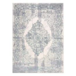 Kilimas 120 × 170 cm, mėlynos ir kreminės spalvos IONA