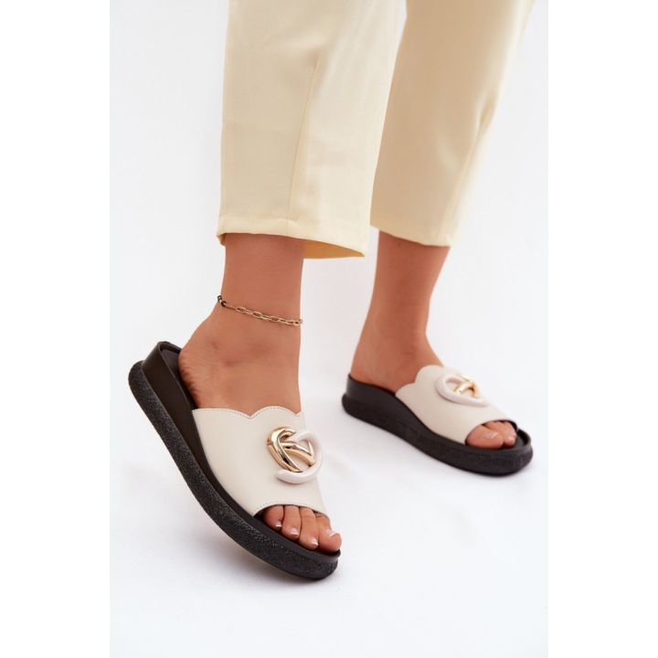 Aukštakulnės basutės su natūralios odos vidpadžiu Step in style