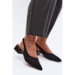 Ažūrinės basutės su kulnu Step in style
