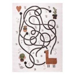 Kilimas 140 × 190 cm, kreminės spalvos BEO GAME