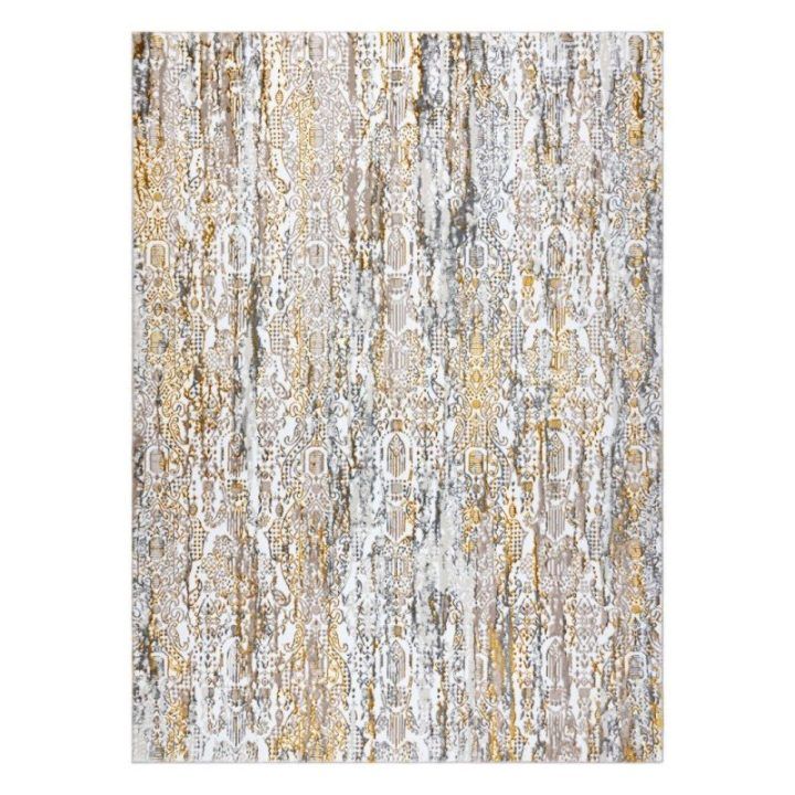 Kilimas 80 × 150 cm, auksinės ir smėlio spalvos MOSSE