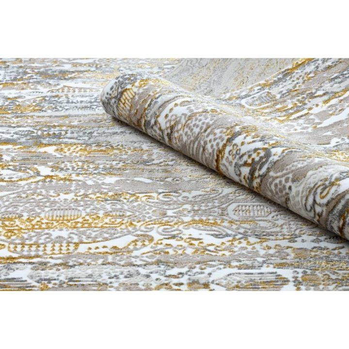 Kilimas 180 × 270 cm, auksinės ir smėlio spalvos MOSSE