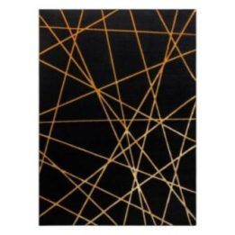 Kilimas 80 × 150 cm, juodos ir auksinės spalvos MOSSE ARTDECO